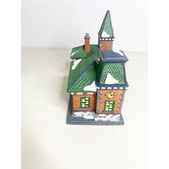 Dickens Collectibles Train Station & Cafe 1998 Lighted Porcelain Building In Box - Picture 4 of 9